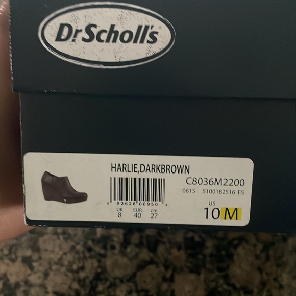 Dr. Scholl's Dark Brown Wedge Booties - Picture 5 of 6